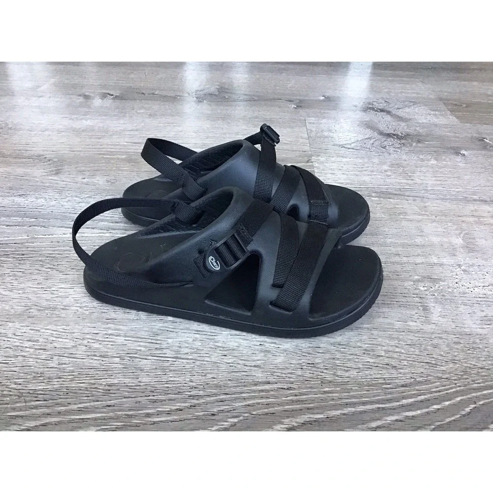 Chaco Ocean Black Chillos Sport Strappy Sandals Kids Size 6 #JCH180326